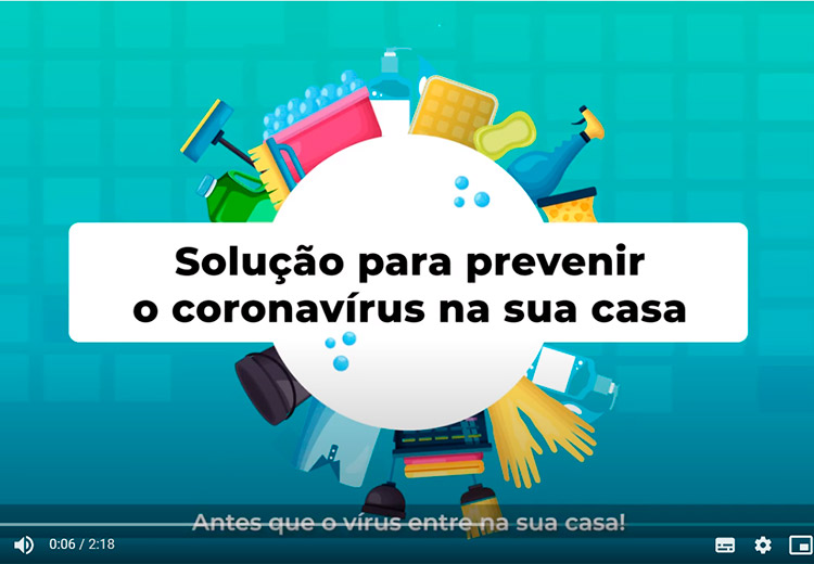 Solução para prevenir o coronavírus na sua casa
