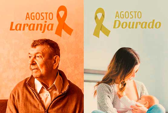 Agosto Dourado e Laranja 