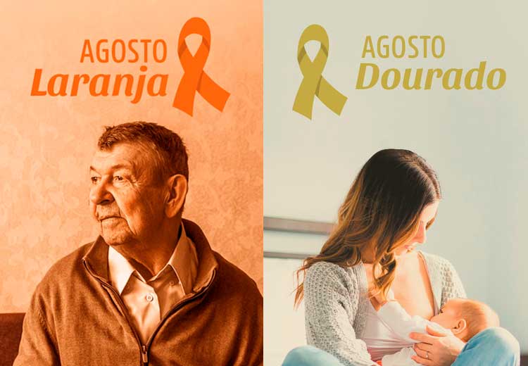 Agosto Dourado e Laranja