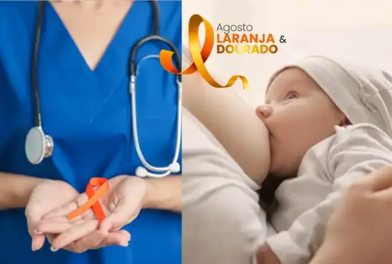 Agosto Laranja e Dourado 