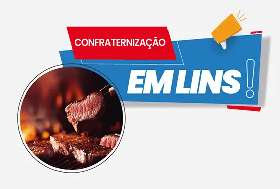 Confraternização em Lins 