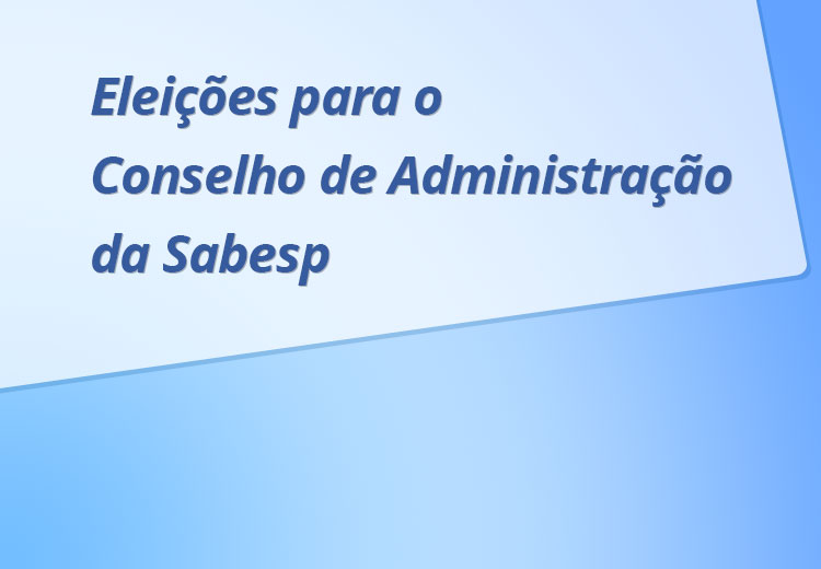 Eleições para o Conselho Administrativo da Sabesp