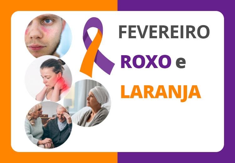 Roxo e laranja na prevenção de quatro doenças