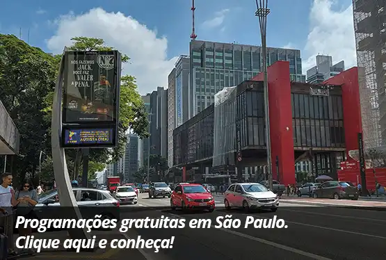 foto da avenida Paulista - museu do MASP