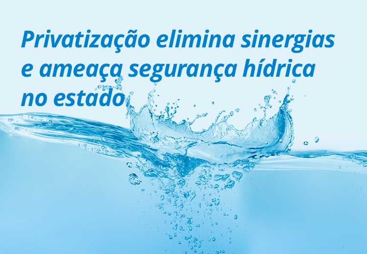 Água e a frase Para onde caminha o saneamento básico no brasil