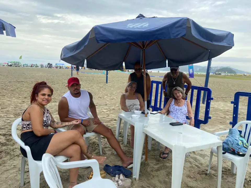 Comemoração dos associados na Barraca de Praia