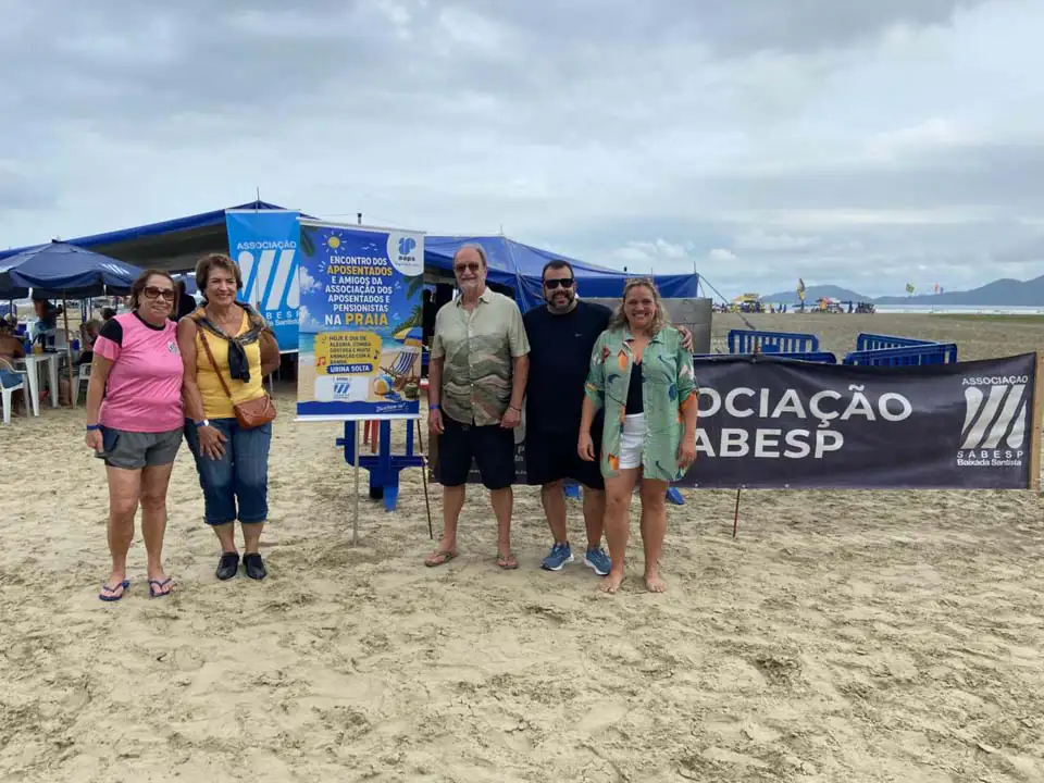 Comemoração dos associados na Barraca de Praia