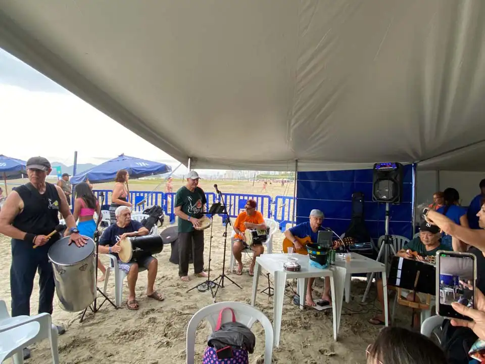 Comemoração dos associados na Barraca de Praia