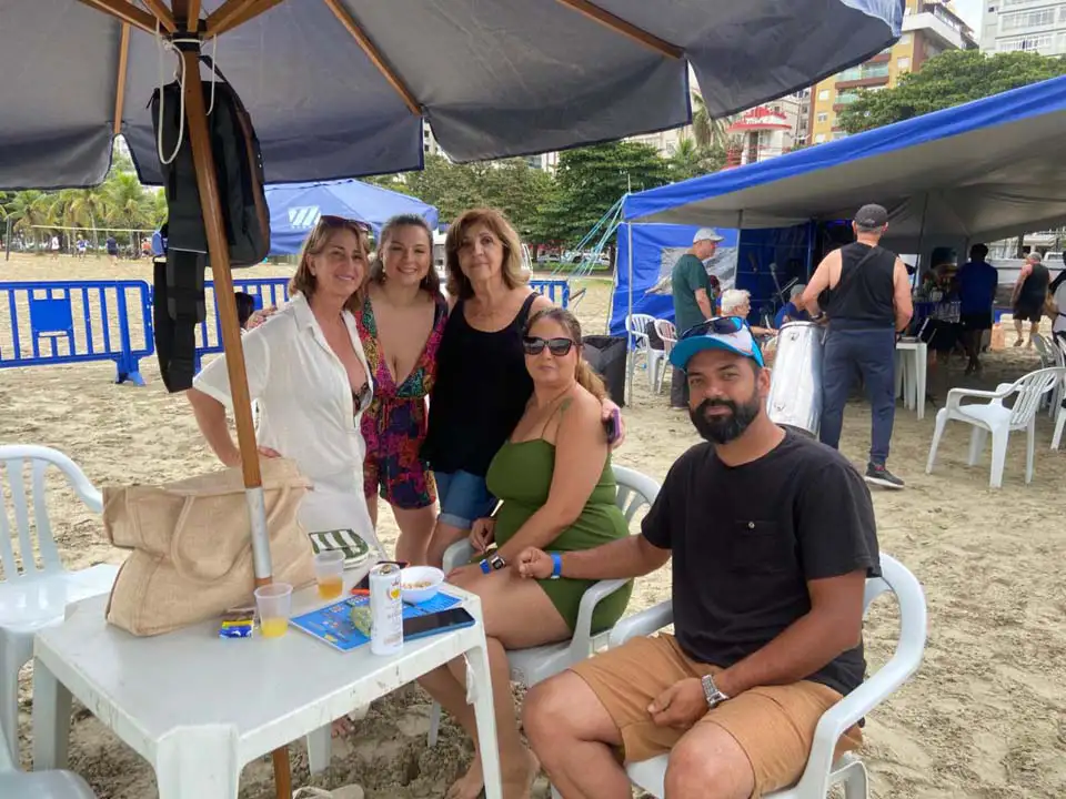 Comemoração dos associados na Barraca de Praia