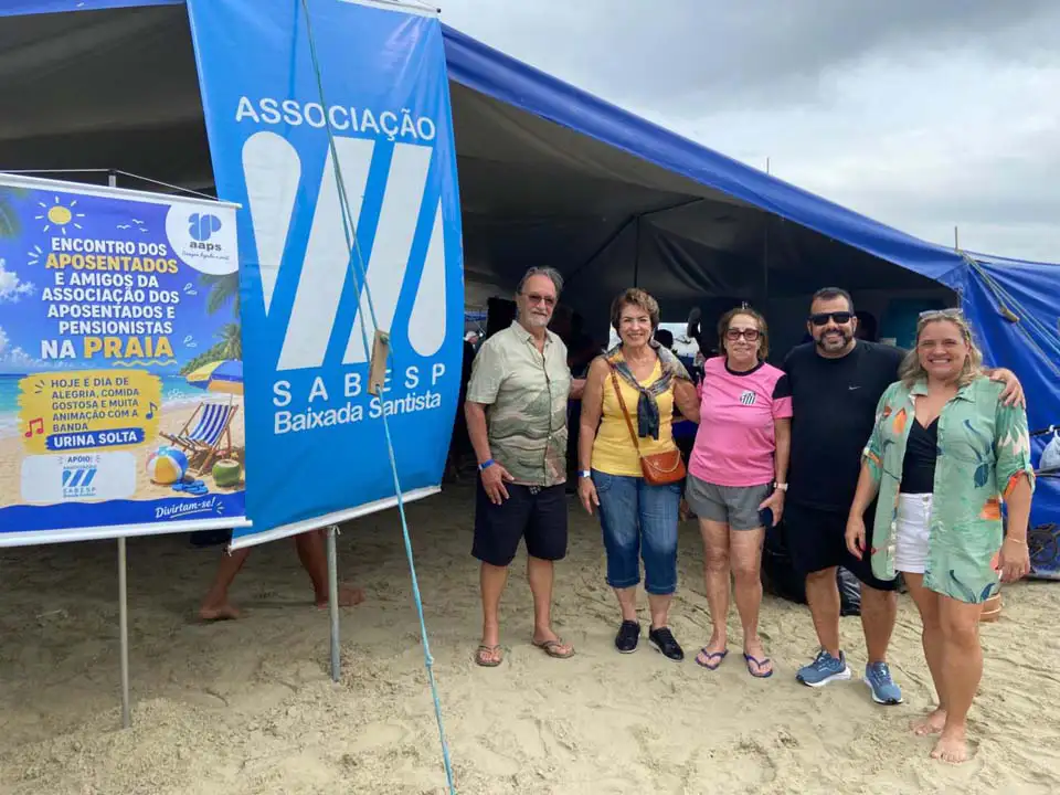 Comemoração dos associados na Barraca de Praia