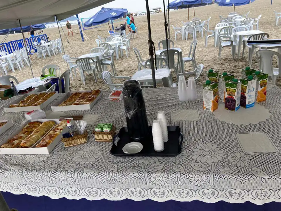 Comemoração dos associados na Barraca de Praia