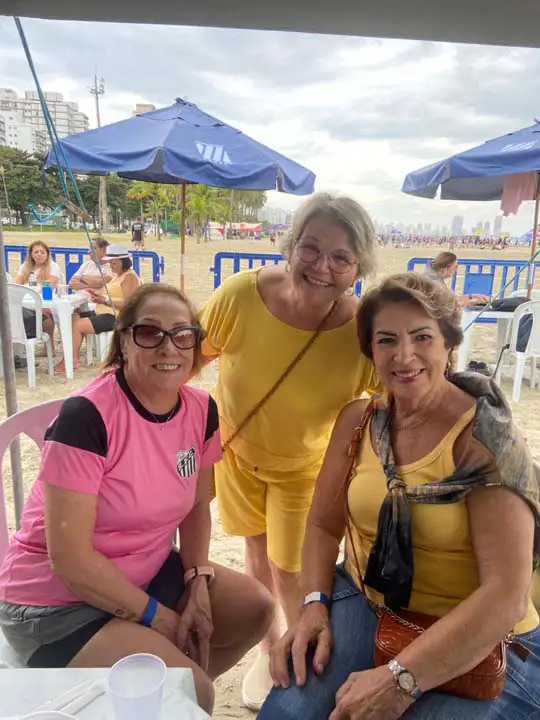 Comemoração dos associados na Barraca de Praia