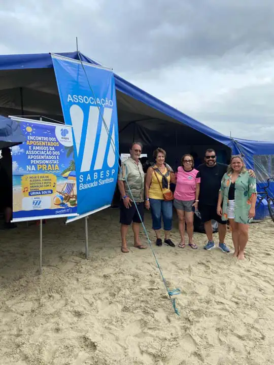 Comemoração dos associados na Barraca de Praia